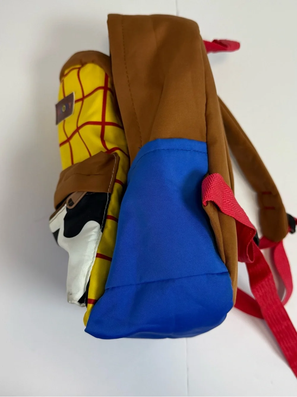 Toy Story Woody Kids' Cow Print Yellow Grid Backpack